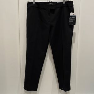 Liz Claiborne career petite Emma, classic ankle black dress pants-NWT